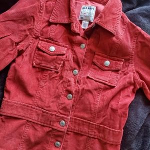 Old Navy Burnt Orange Corduroy Jacket